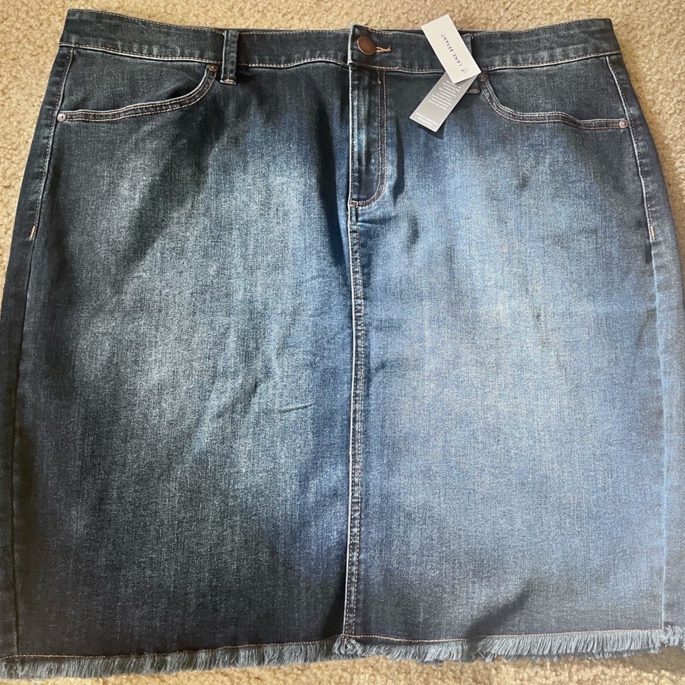 Lane Bryant Denim midi skirt❤️